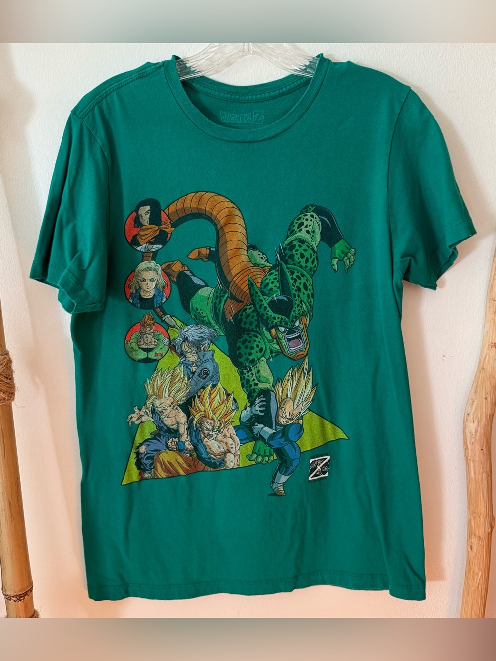 Dragon Ball Z The Cell Saga, Men's Size Medium T-Shirt, Vintage Style ‘92-‘93